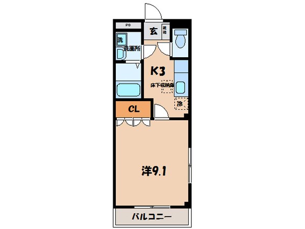 碧南中央駅 徒歩15分 1階の物件間取画像